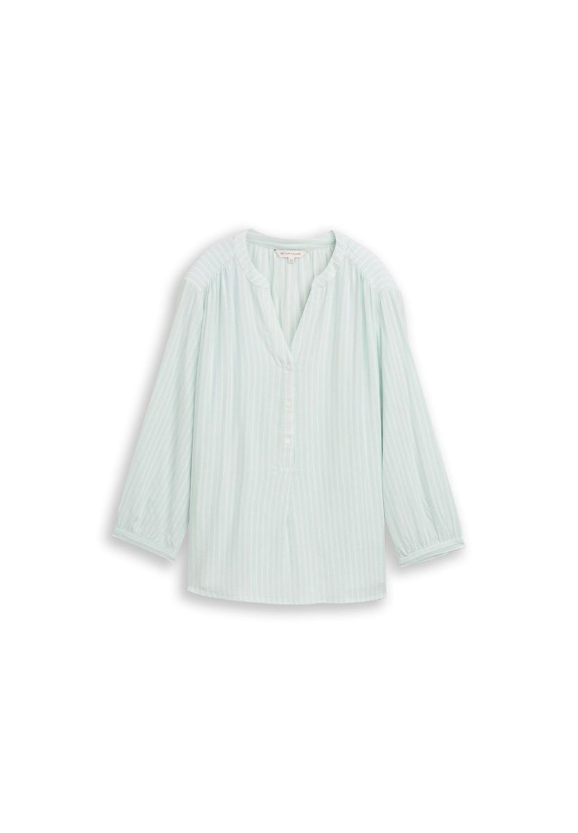 Gestreifte Bluse in lockerer Passform