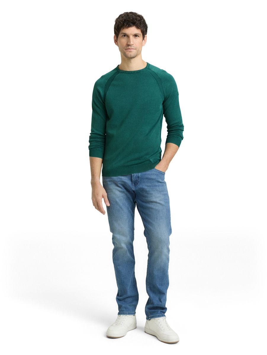 Klassischer Strick Raglan Ärmel Pullover