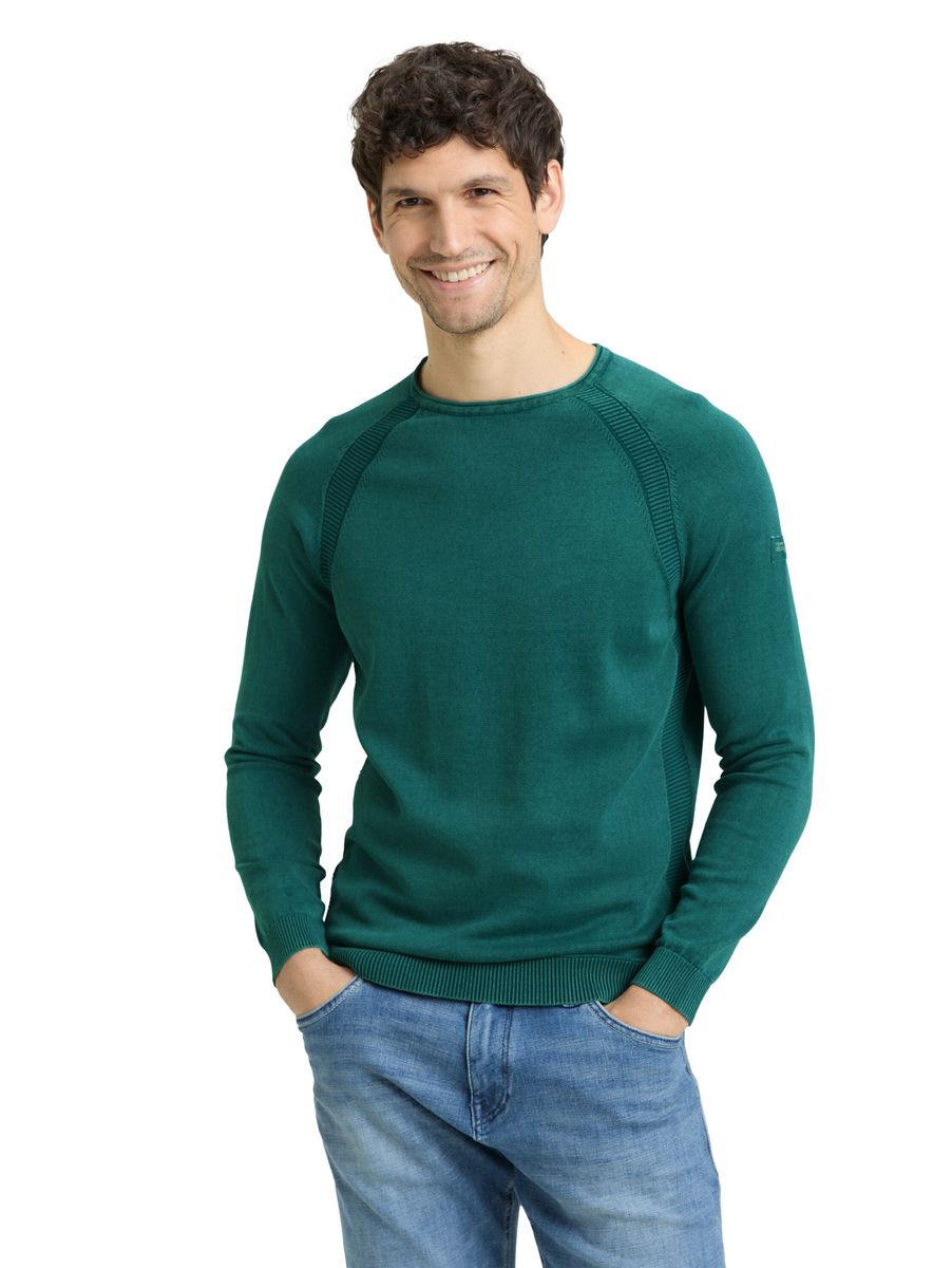 Klassischer Strick Raglan Ärmel Pullover