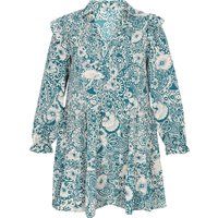 Gestuftes Minikleid mit Paisley-Muster
