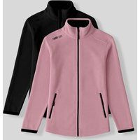 Minimalistische Fleecejacke mit Reißverschluss