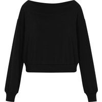 Elegantes Sweatshirt mit U-Boot-Ausschnitt