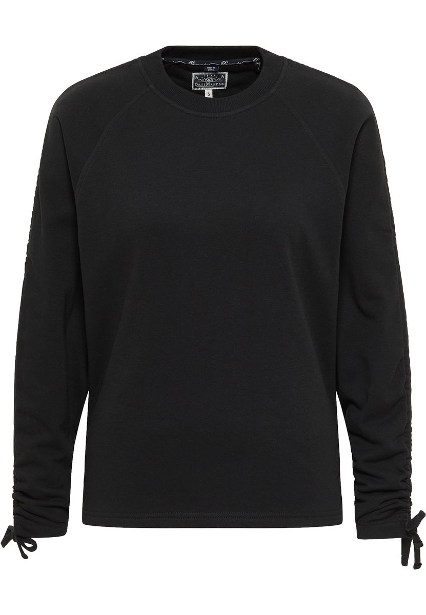 Sweatshirt mit verstellbarer Raffung