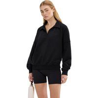 Loopback-Pullover mit Polokragen