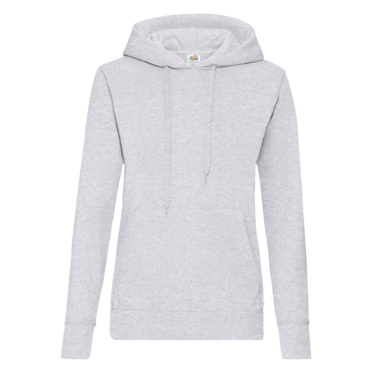 Schmal geschnittener Hoodie mit Kängurutasche