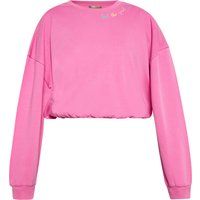 Kurzes Sweatshirt mit Vibe-Stickerei