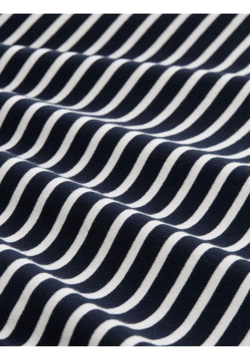 Klassisches gestreiftes 3/4-Arm-Shirt