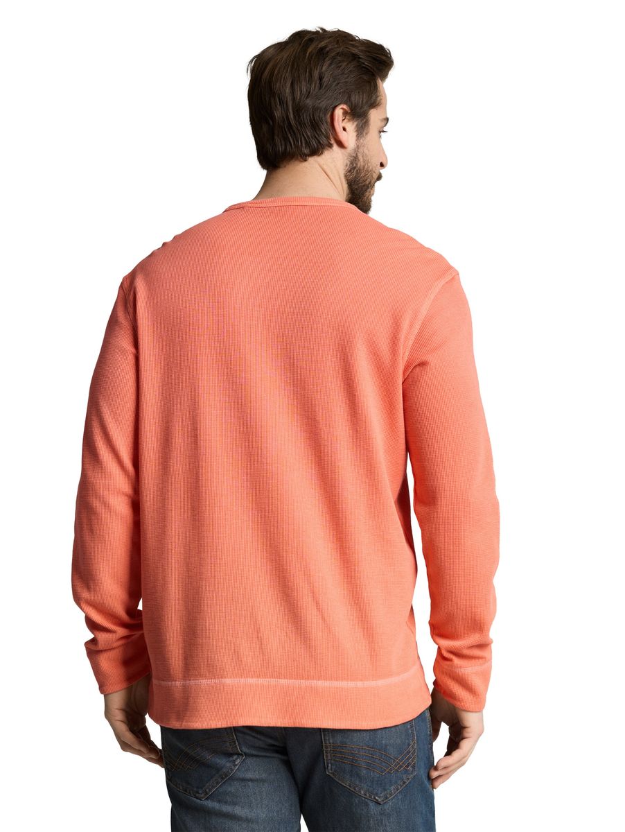 Langarmshirt mit Waffelstruktur