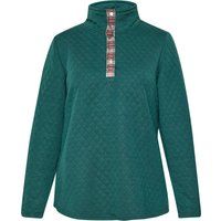Gestepptes Sweatshirt mit Stehkragen