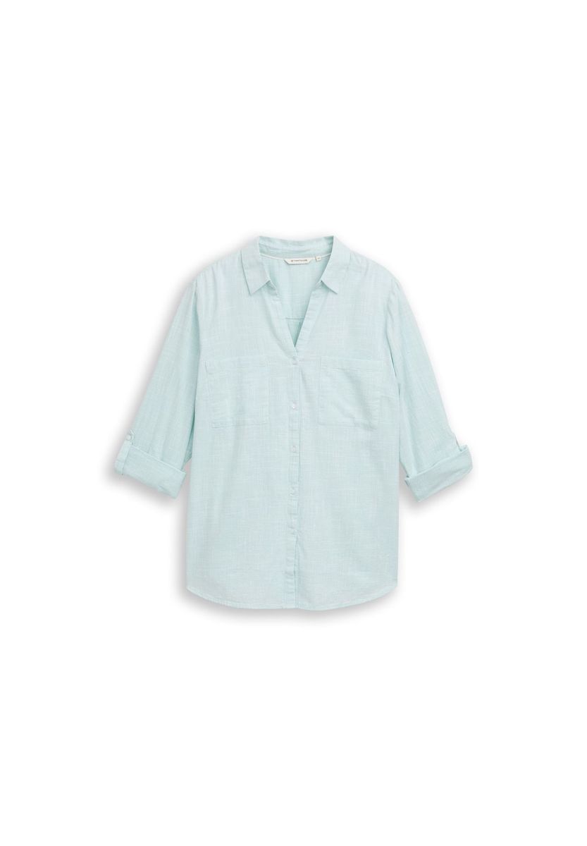 Locker geschnittenes 3/4-Arm-Hemd