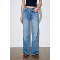 Hochtaillierte Weit Geschnittene Jeans