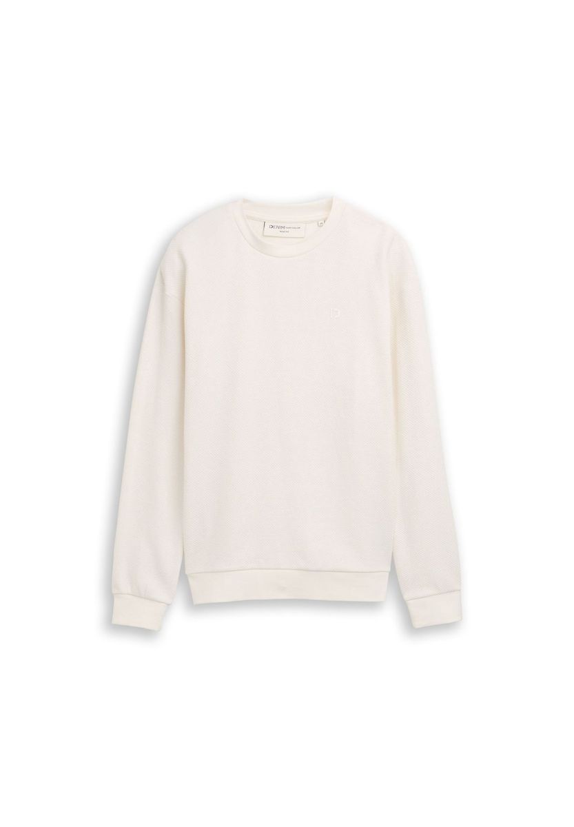 Klassisches Baumwoll-Rundhals-Sweatshirt