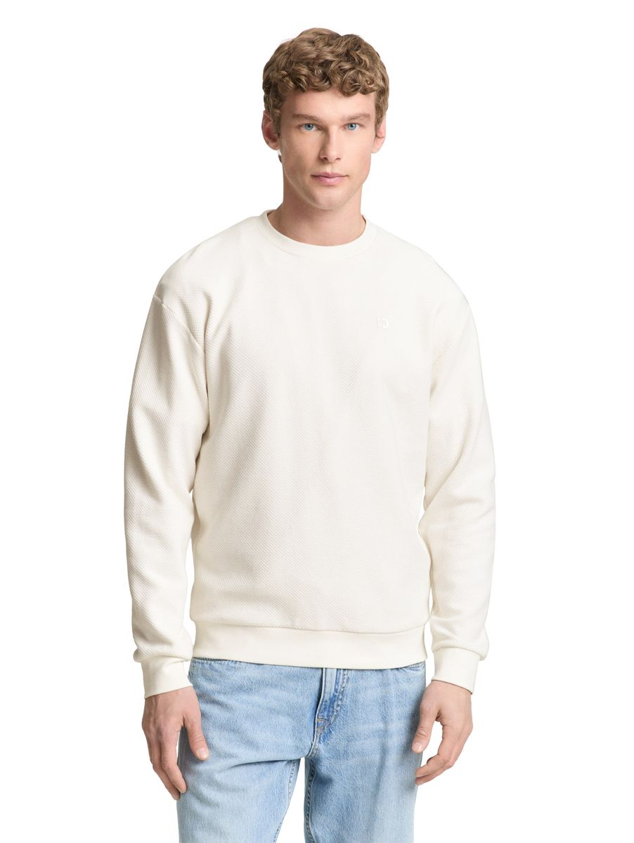 Klassisches Baumwoll-Rundhals-Sweatshirt