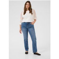 Slim-Straight-Jeans mit mittlerer Bundhöhe