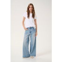 Weit geschnittene High-Waist-Jeans