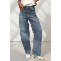 Baggy-Jeans mit weitem Bein