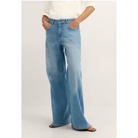 Leicht ausgestellte Wide-Leg-Jeans