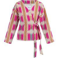 Wickeljacke mit Inka-Muster