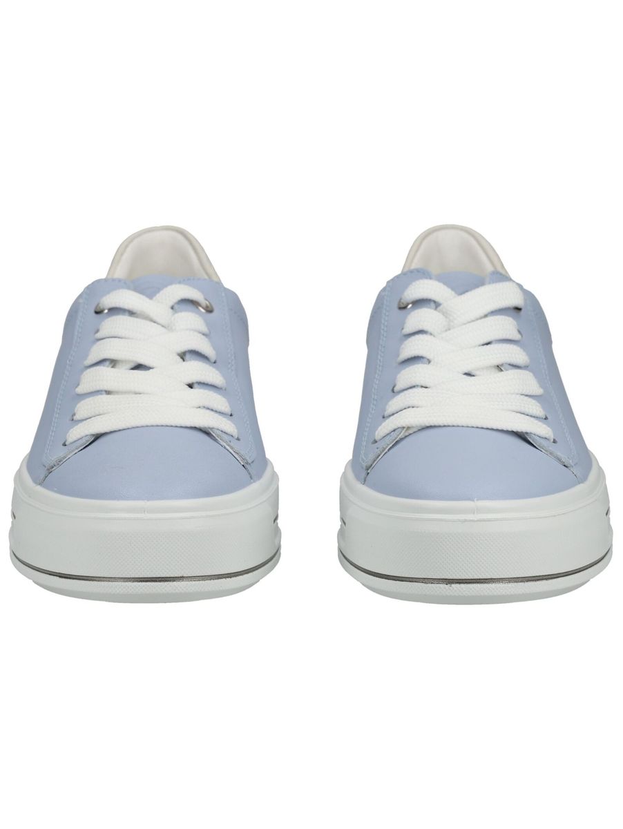 Lässiger Plateau-Sneaker aus Leder