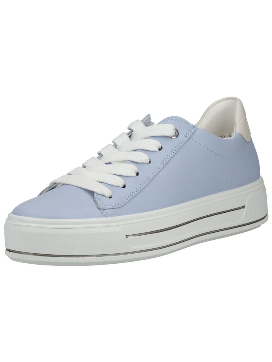 Lässiger Plateau-Sneaker aus Leder