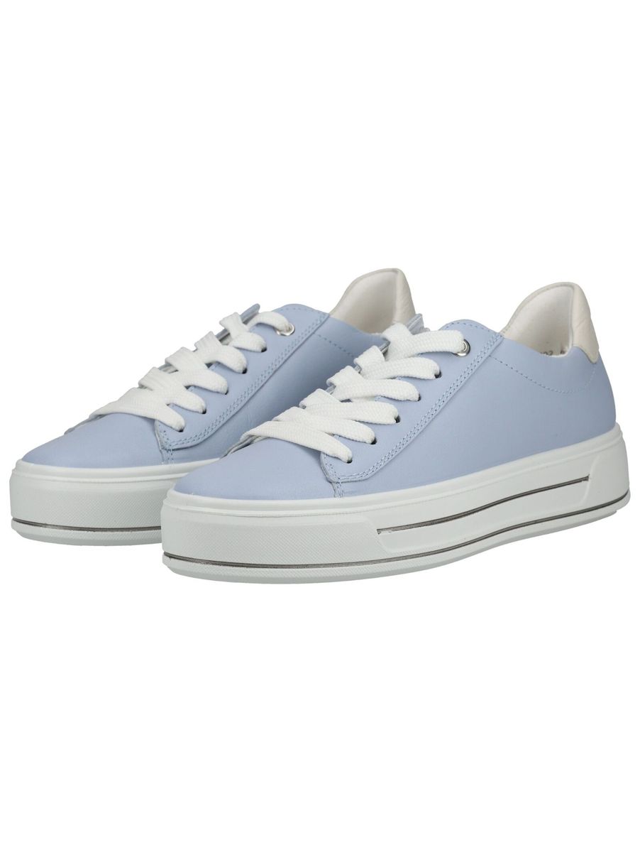 Lässiger Plateau-Sneaker aus Leder