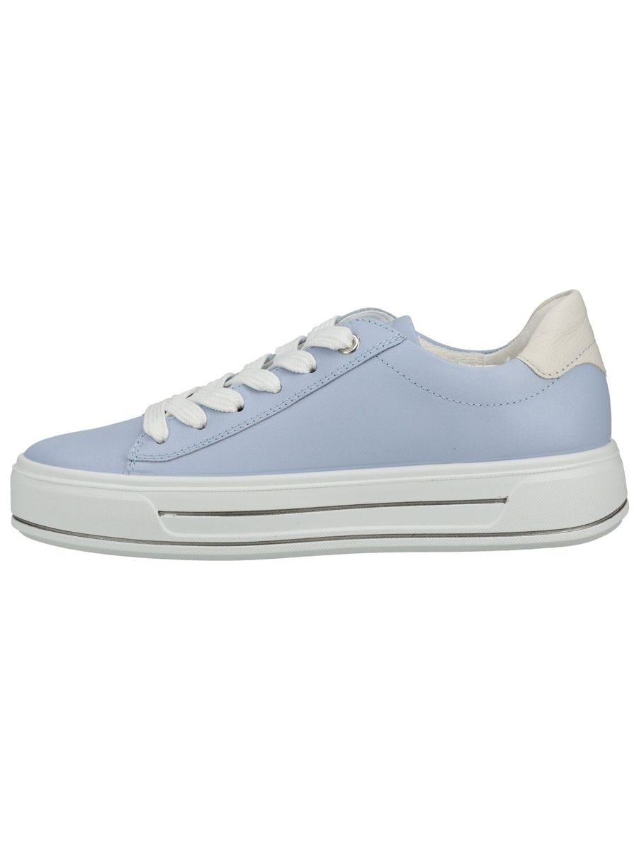 Lässiger Plateau-Sneaker aus Leder