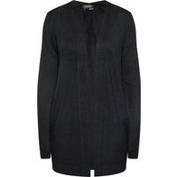Klassische offene Feinstrick-Strickjacke