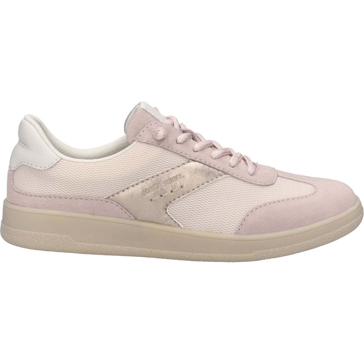 Lässiger Sneaker mit Ledermischung