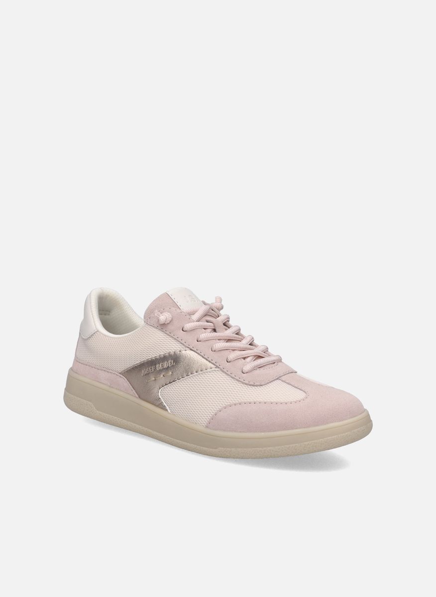 Lässiger Sneaker mit Ledermischung