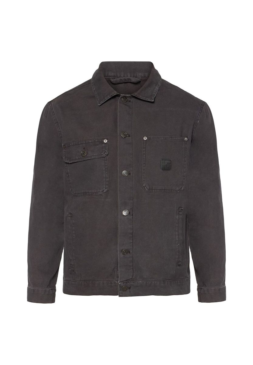 Lässige Herren Jeansjacke mit Knopfleiste