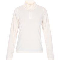 Minimalistischer Fleecepullover mit Viertelreißverschluss