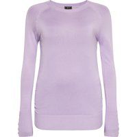 Eleganter Strickpullover mit Zierknöpfen