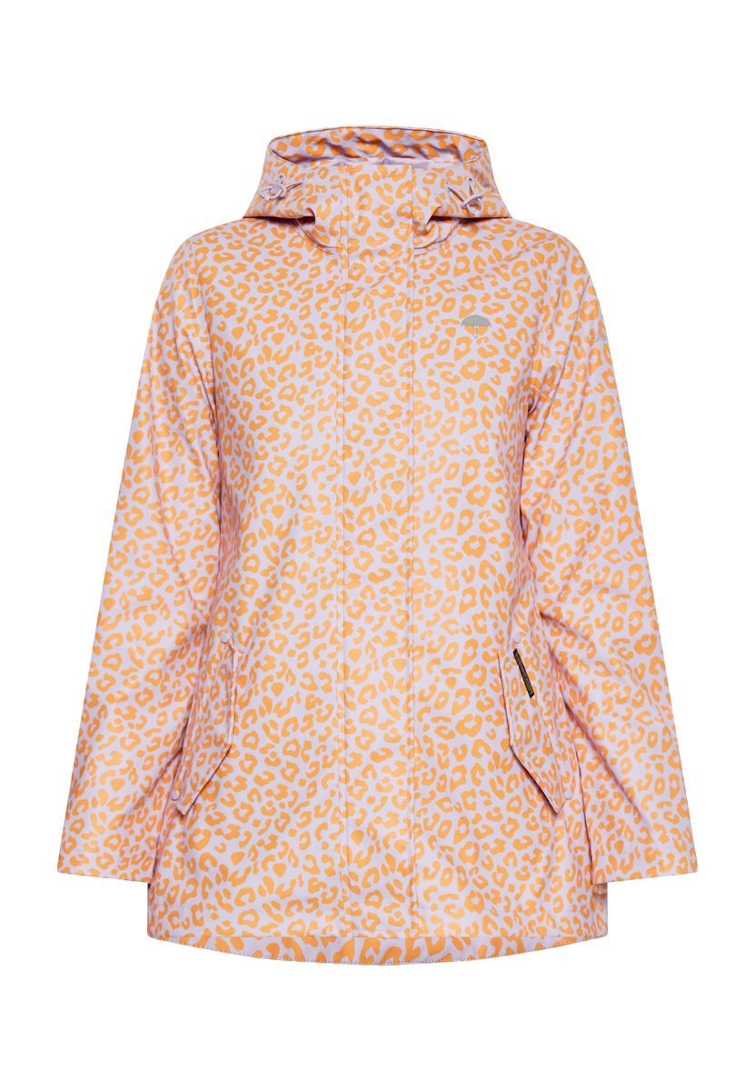 Wasserdichte Regenjacke mit Leopardenmuster