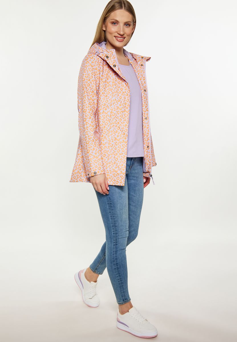 Wasserdichte Regenjacke mit Leopardenmuster