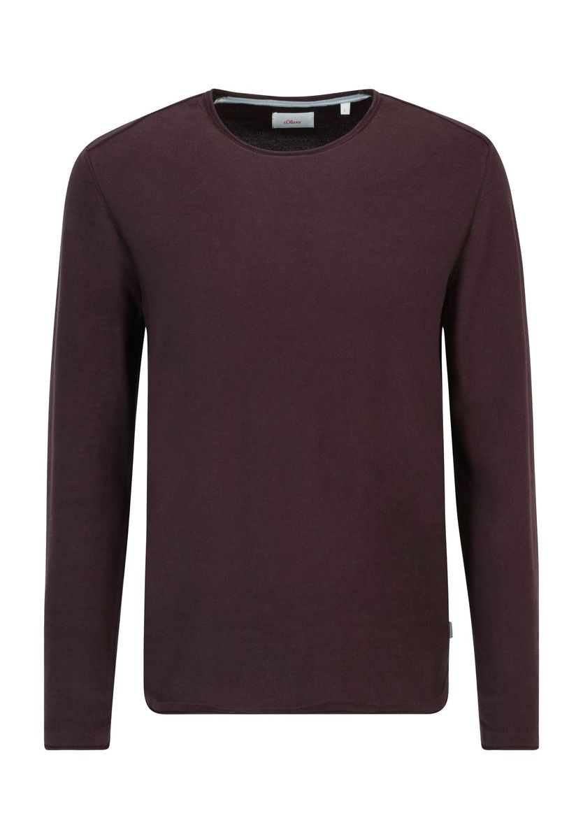 Klassischer Herren Baumwollpullover mit Rundhalsausschnitt