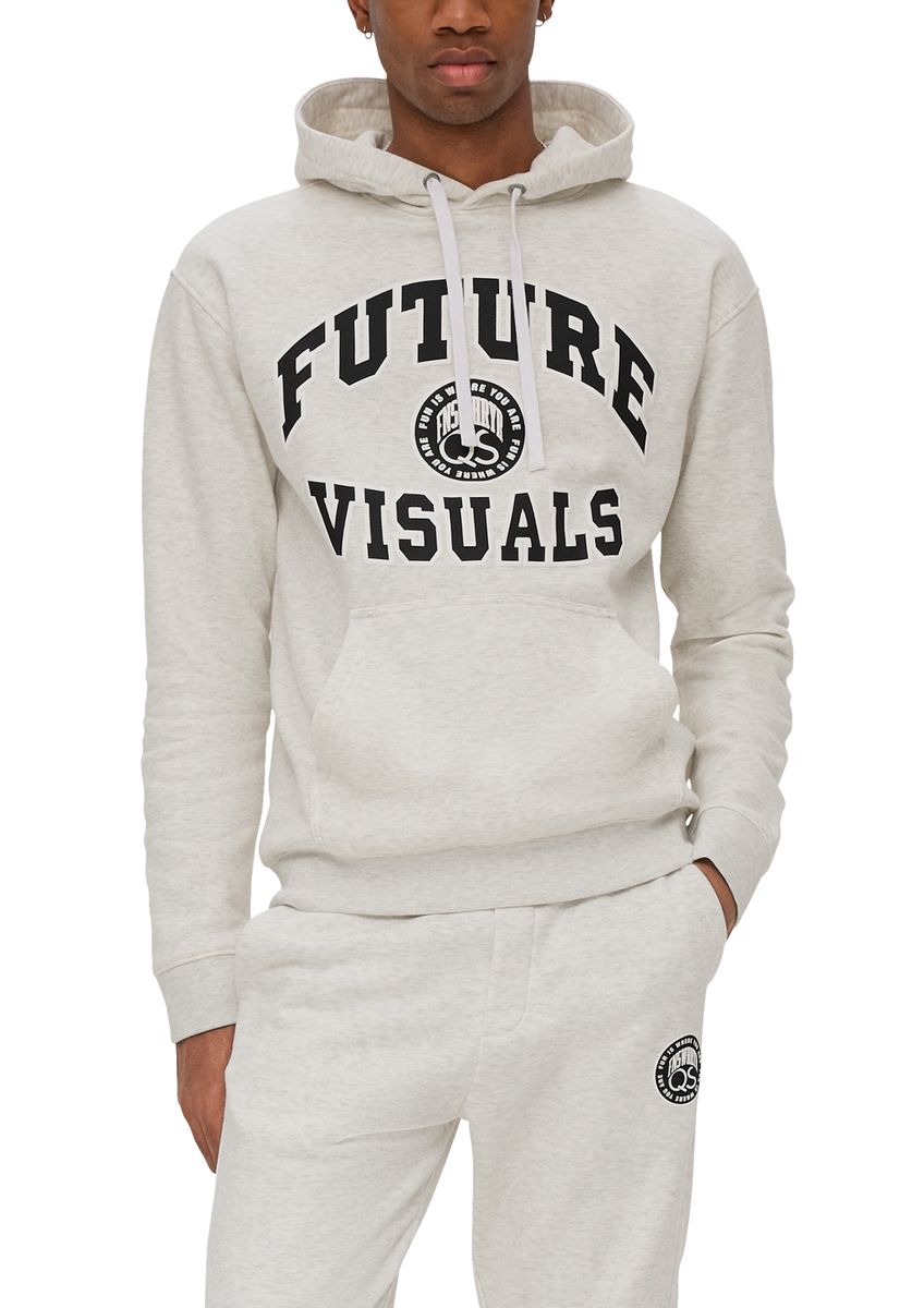 Lässiger Kapuzenpullover mit Grafik-Print