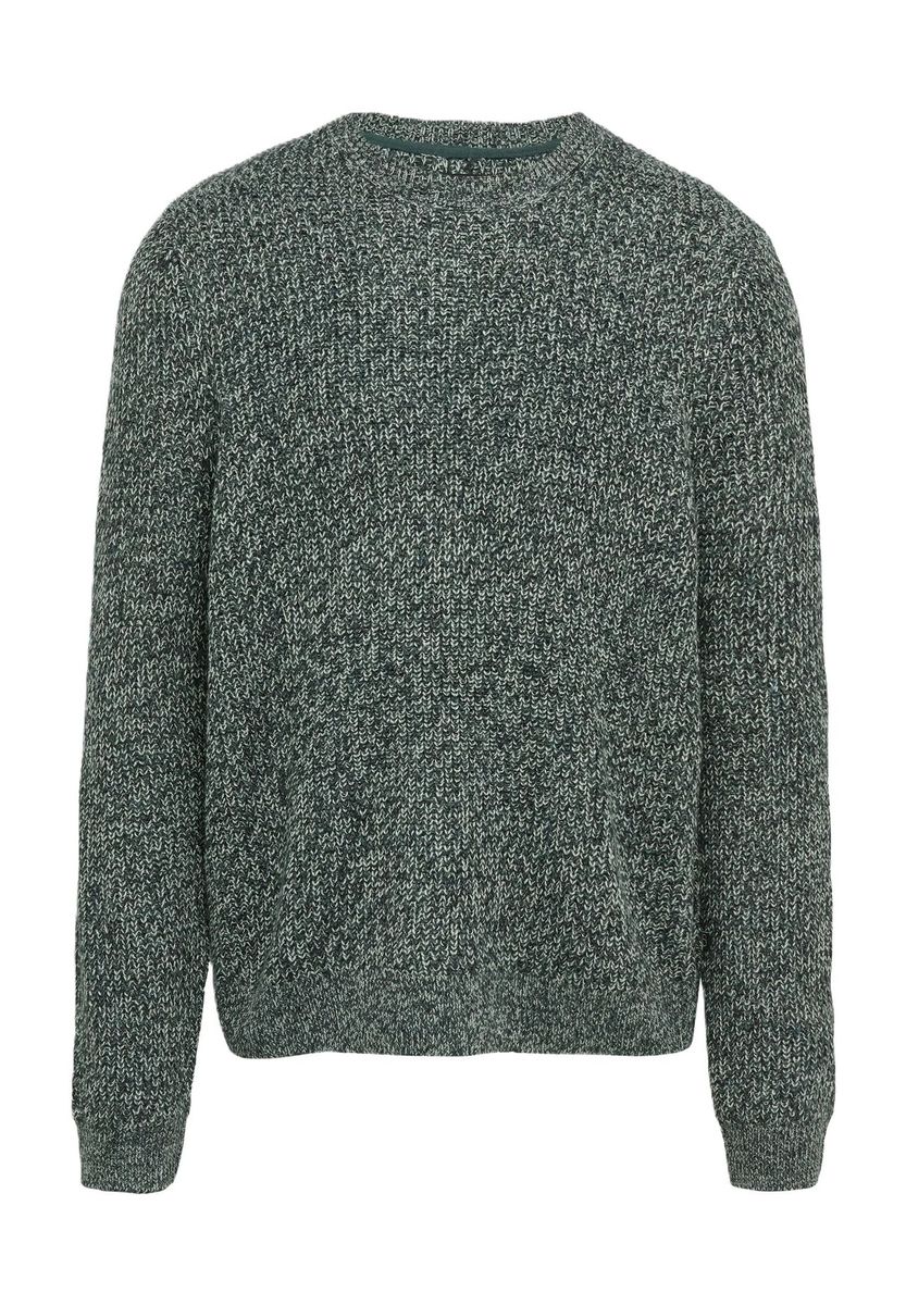 Klassischer Strickpullover mit Rundhalsausschnitt