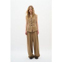 Feminine Slim-Fit Weste mit V-Ausschnitt