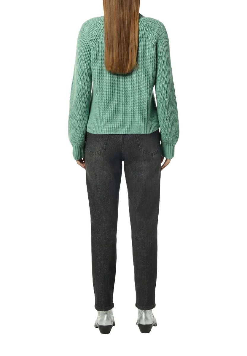 Kurzer Strickpullover mit Relaxed Fit