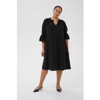 Lockeres Smock-Kleid mit Rüschenärmeln