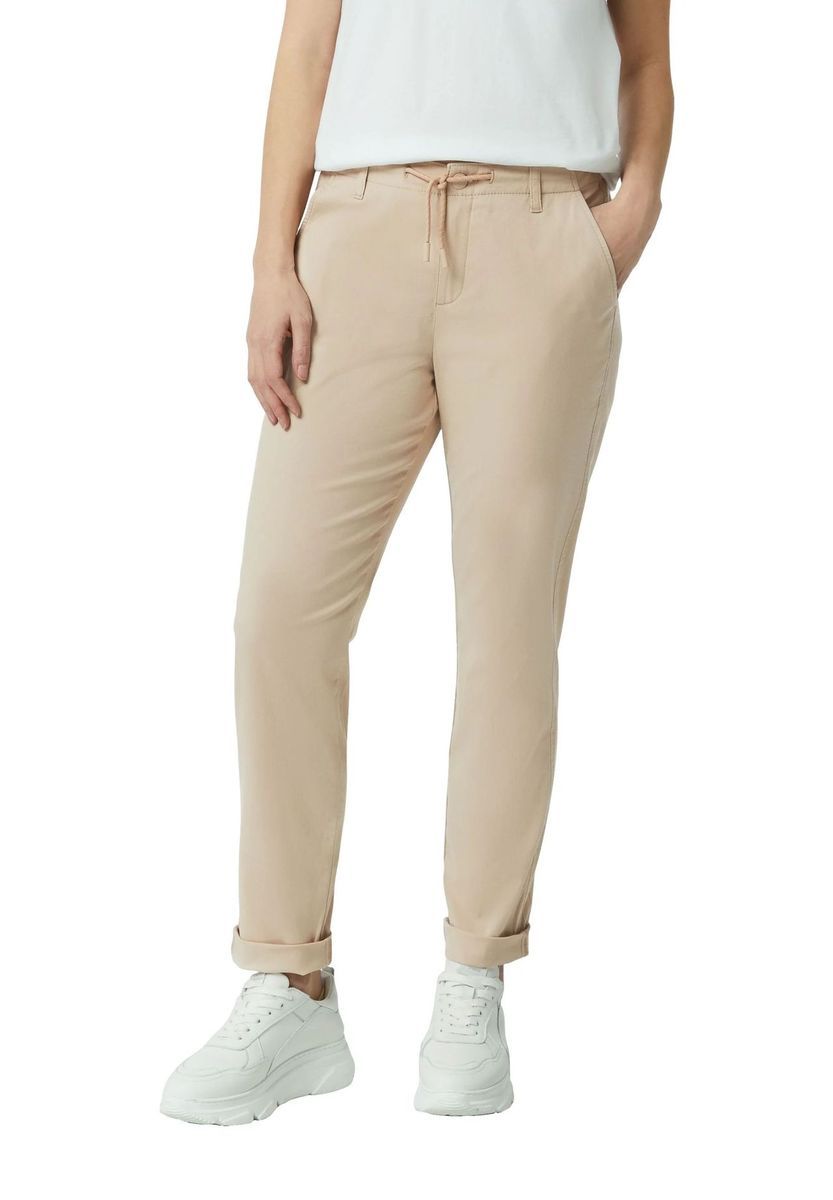 Damen Chino-Hose mit Tunnelzug und entspannter Passform