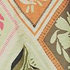 Bunte Tunika mit Blumenmuster und Bindeband