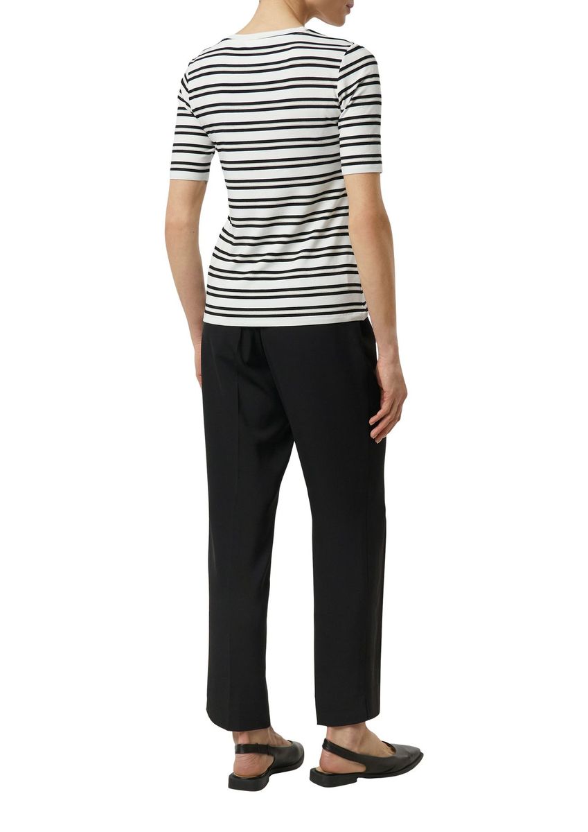 Gestreiftes T-Shirt aus Baumwollmischung