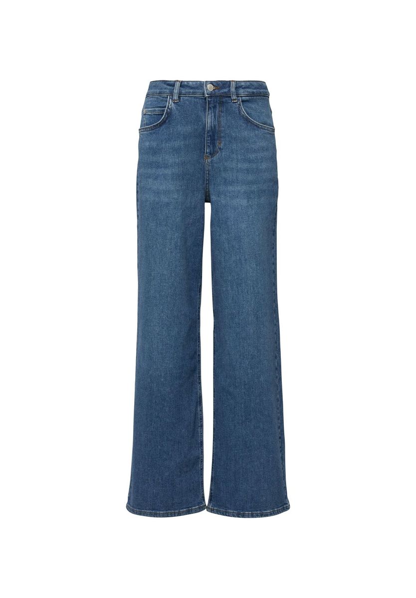 Wide Leg Jeanshose aus Denim