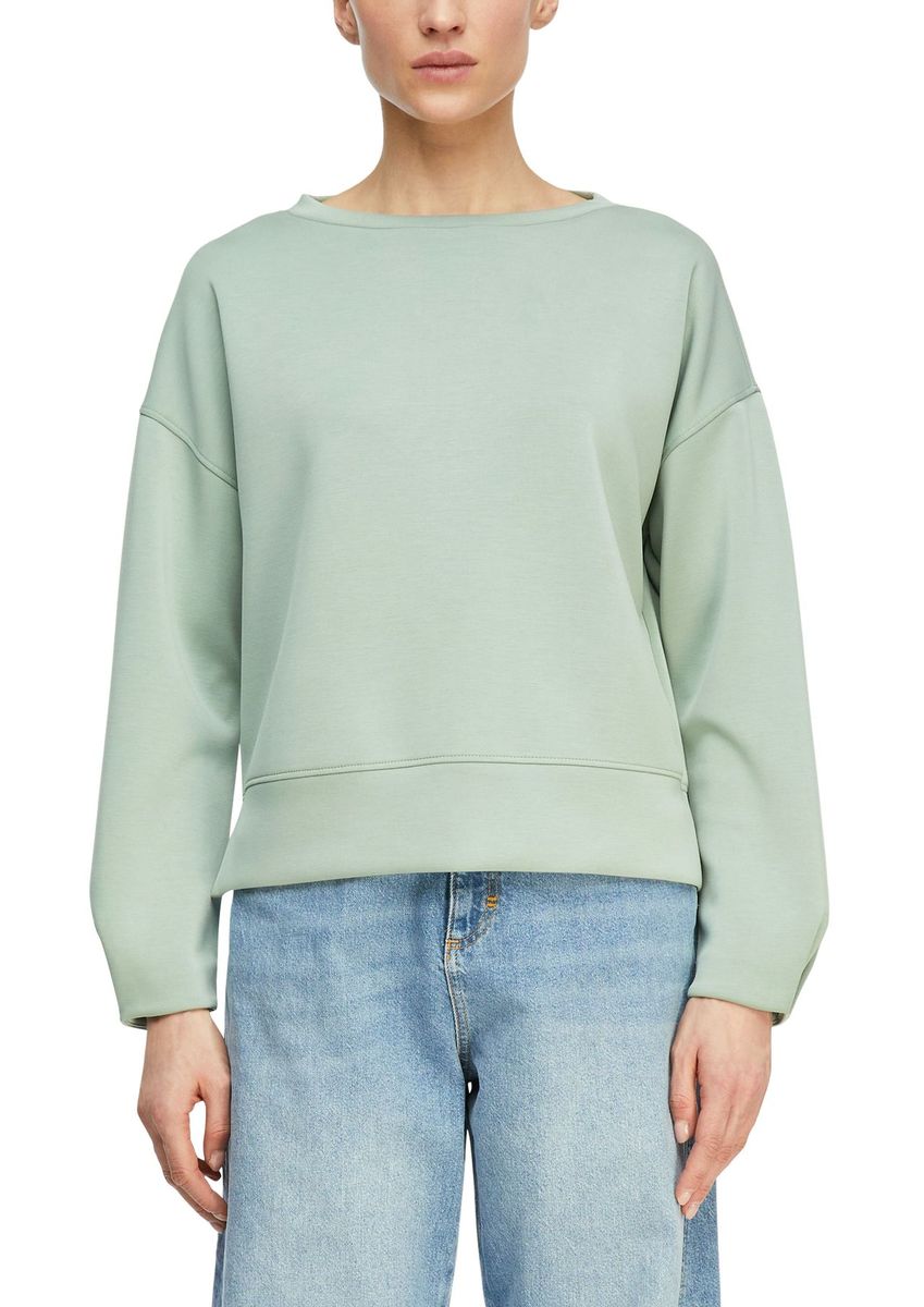 Baumwoll-Sweatshirt mit entspannter Passform