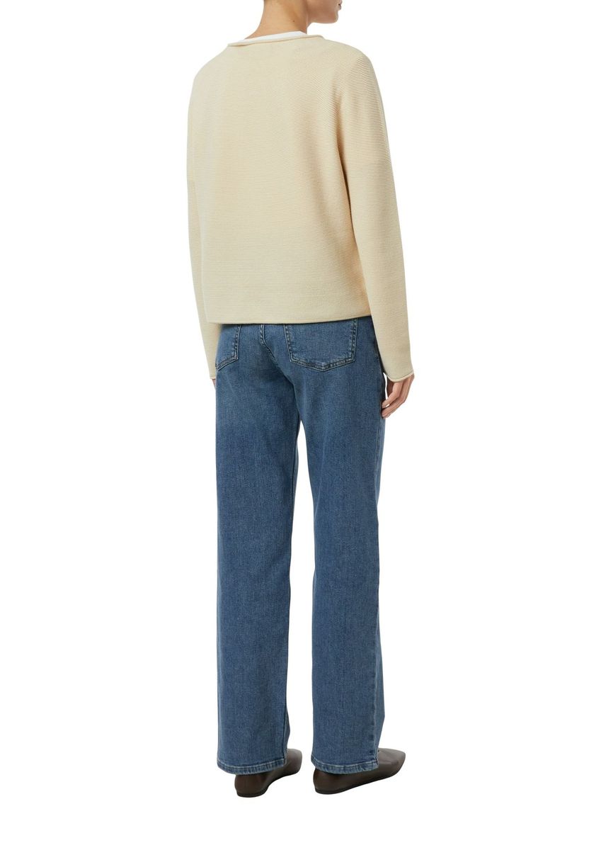 Lässiger Baumwoll-Strickpullover