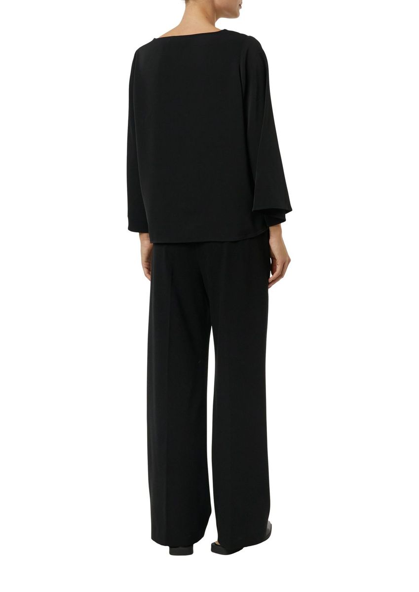 Bluse mit lockerer Passform und Dreiviertelärmeln