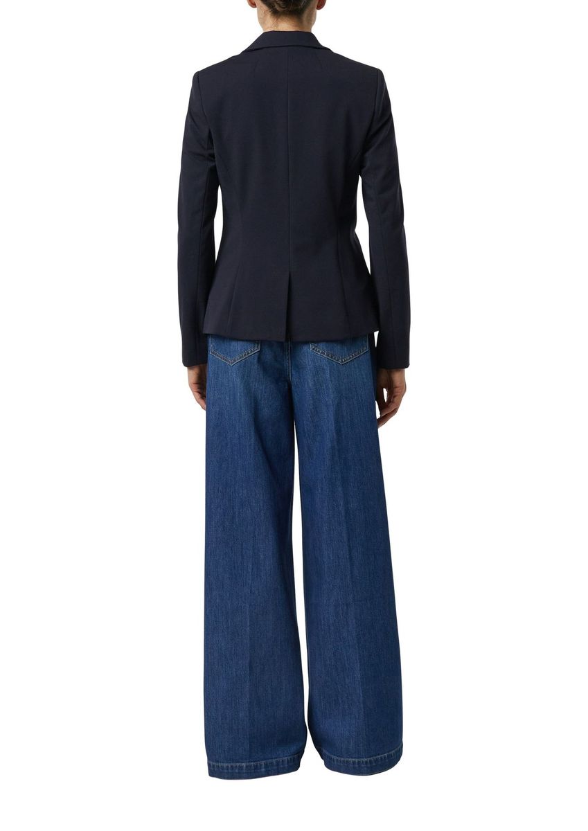 Taillierter Blazer aus Stretch-Jersey