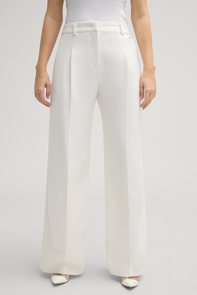 Elegante Weitgeschnittene Faltenhose