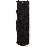 Elegantes Midikleid mit 3D-Blumen